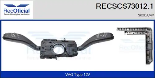 превключвател на кормилната колона RECOFICIAL RECSCS73012.1