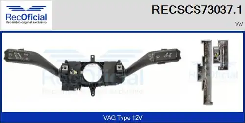 превключвател на кормилната колона RECOFICIAL RECSCS73037.1