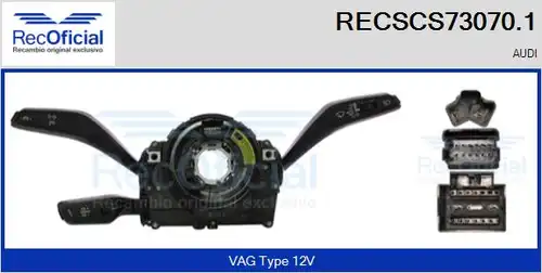 превключвател на кормилната колона RECOFICIAL RECSCS73070.1