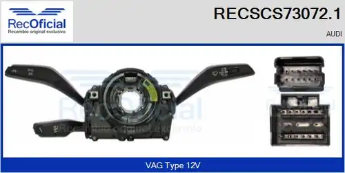 превключвател на кормилната колона RECOFICIAL RECSCS73072.1