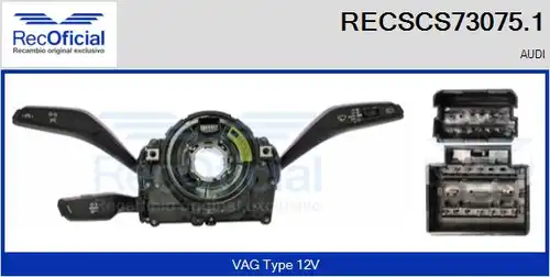 превключвател на кормилната колона RECOFICIAL RECSCS73075.1