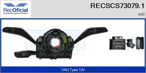 превключвател на кормилната колона RECOFICIAL RECSCS73079.1