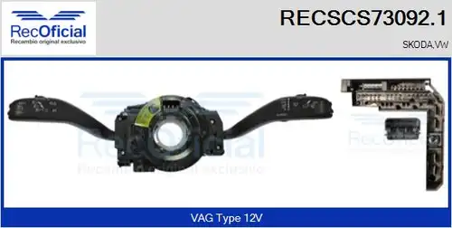 превключвател на кормилната колона RECOFICIAL RECSCS73092.1