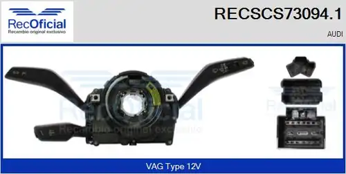 превключвател на кормилната колона RECOFICIAL RECSCS73094.1