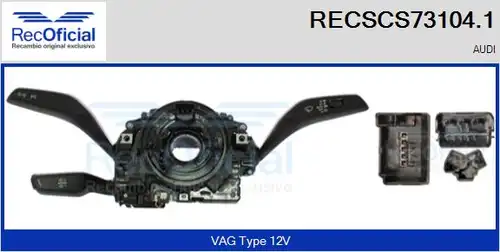 превключвател на кормилната колона RECOFICIAL RECSCS73104.1