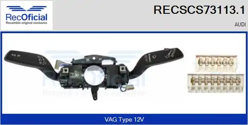 превключвател на кормилната колона RECOFICIAL RECSCS73113.1