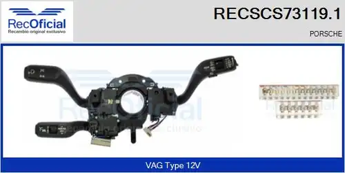 превключвател на кормилната колона RECOFICIAL RECSCS73119.1