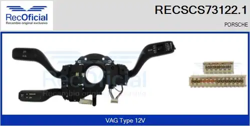 превключвател на кормилната колона RECOFICIAL RECSCS73122.1