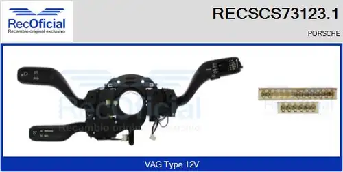 превключвател на кормилната колона RECOFICIAL RECSCS73123.1