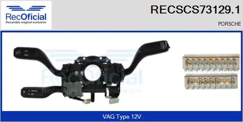 превключвател на кормилната колона RECOFICIAL RECSCS73129.1