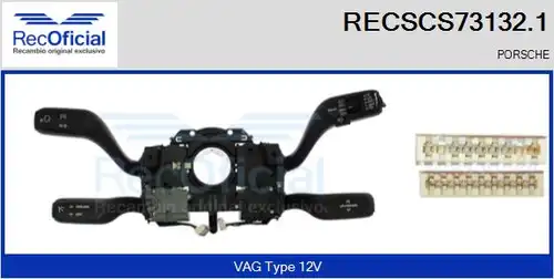 превключвател на кормилната колона RECOFICIAL RECSCS73132.1