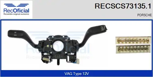 превключвател на кормилната колона RECOFICIAL RECSCS73135.1