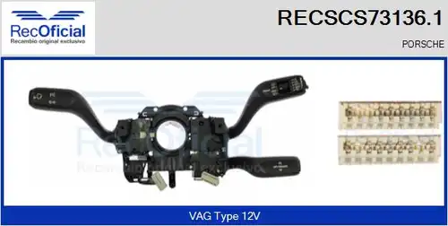 превключвател на кормилната колона RECOFICIAL RECSCS73136.1