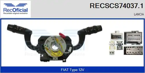 превключвател на кормилната колона RECOFICIAL RECSCS74037.1