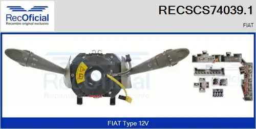 превключвател на кормилната колона RECOFICIAL RECSCS74039.1