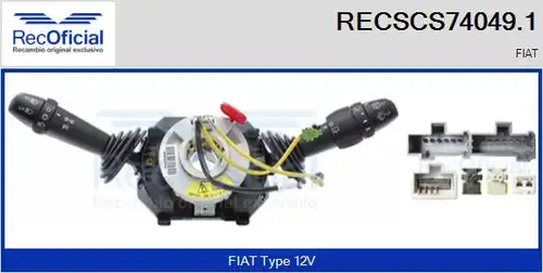 превключвател на кормилната колона RECOFICIAL RECSCS74049.1