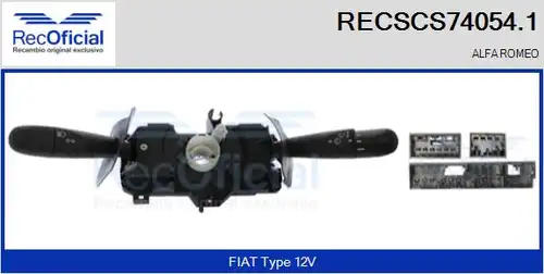 превключвател на кормилната колона RECOFICIAL RECSCS74054.1