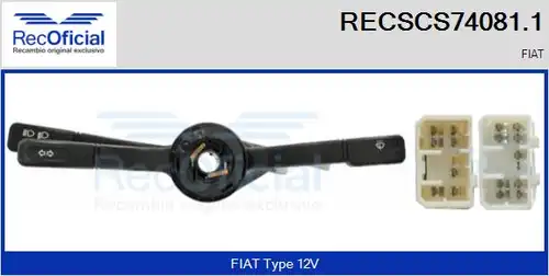 превключвател на кормилната колона RECOFICIAL RECSCS74081.1