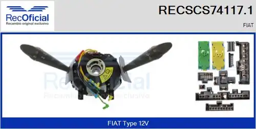 превключвател на кормилната колона RECOFICIAL RECSCS74117.1