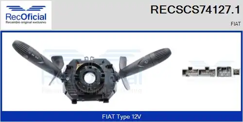 превключвател на кормилната колона RECOFICIAL RECSCS74127.1