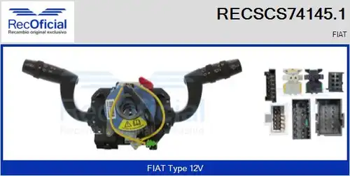 превключвател на кормилната колона RECOFICIAL RECSCS74145.1