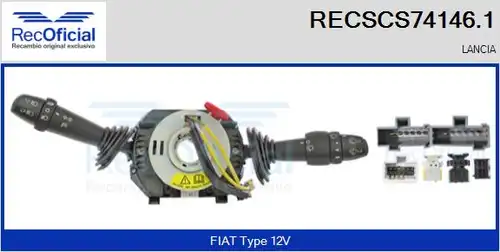 превключвател на кормилната колона RECOFICIAL RECSCS74146.1