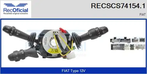 превключвател на кормилната колона RECOFICIAL RECSCS74154.1