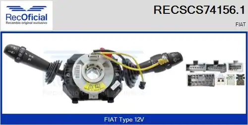 превключвател на кормилната колона RECOFICIAL RECSCS74156.1