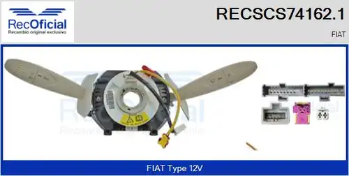 превключвател на кормилната колона RECOFICIAL RECSCS74162.1