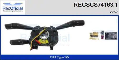 превключвател на кормилната колона RECOFICIAL RECSCS74163.1