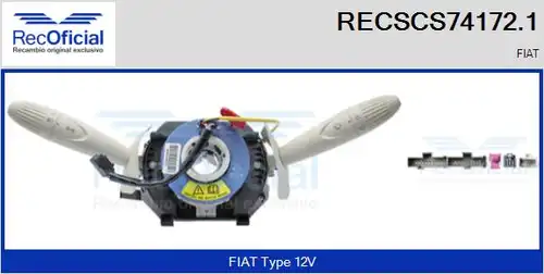 превключвател на кормилната колона RECOFICIAL RECSCS74172.1