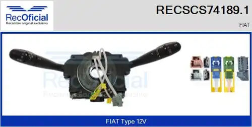 превключвател на кормилната колона RECOFICIAL RECSCS74189.1