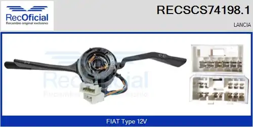 превключвател на кормилната колона RECOFICIAL RECSCS74198.1