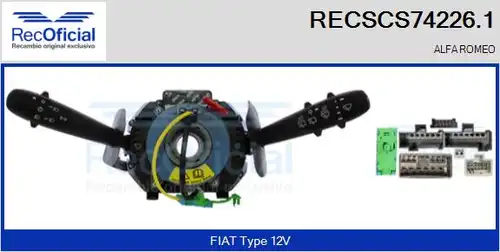 превключвател на кормилната колона RECOFICIAL RECSCS74226.1