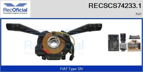 превключвател на кормилната колона RECOFICIAL RECSCS74233.1