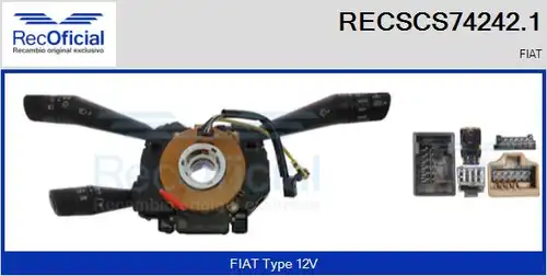 превключвател на кормилната колона RECOFICIAL RECSCS74242.1