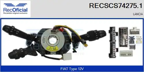 превключвател на кормилната колона RECOFICIAL RECSCS74275.1