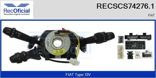 превключвател на кормилната колона RECOFICIAL RECSCS74276.1