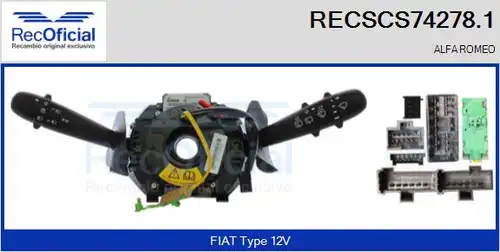 превключвател на кормилната колона RECOFICIAL RECSCS74278.1