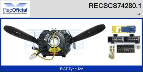 превключвател на кормилната колона RECOFICIAL RECSCS74280.1