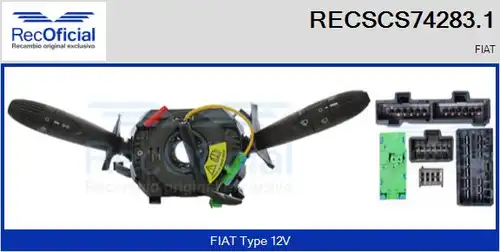 превключвател на кормилната колона RECOFICIAL RECSCS74283.1