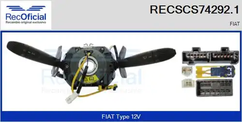 превключвател на кормилната колона RECOFICIAL RECSCS74292.1