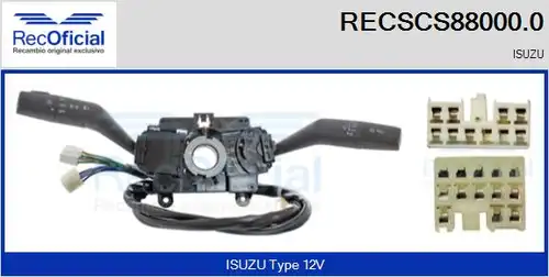 превключвател на кормилната колона RECOFICIAL RECSCS88000.0