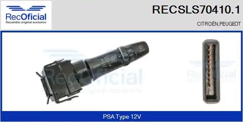 превключвател на кормилната колона RECOFICIAL RECSLS70410.1