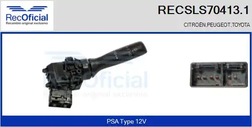 превключвател на кормилната колона RECOFICIAL RECSLS70413.1