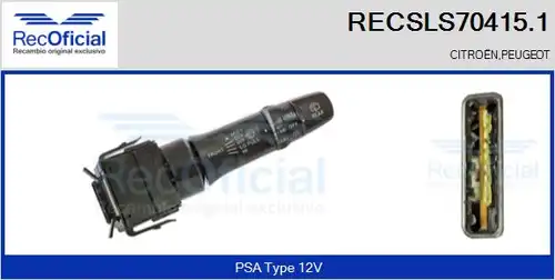 превключвател на кормилната колона RECOFICIAL RECSLS70415.1