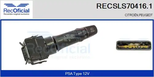 превключвател на кормилната колона RECOFICIAL RECSLS70416.1