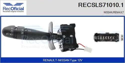 превключвател на кормилната колона RECOFICIAL RECSLS71010.1