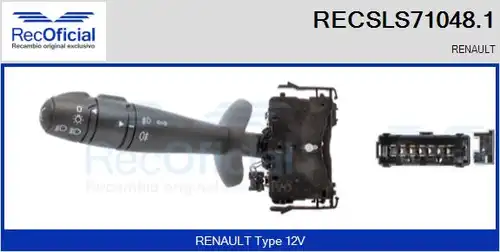 превключвател на кормилната колона RECOFICIAL RECSLS71048.1