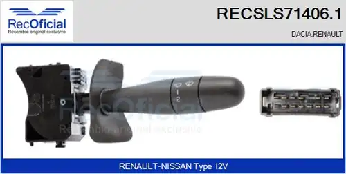 превключвател на кормилната колона RECOFICIAL RECSLS71406.1